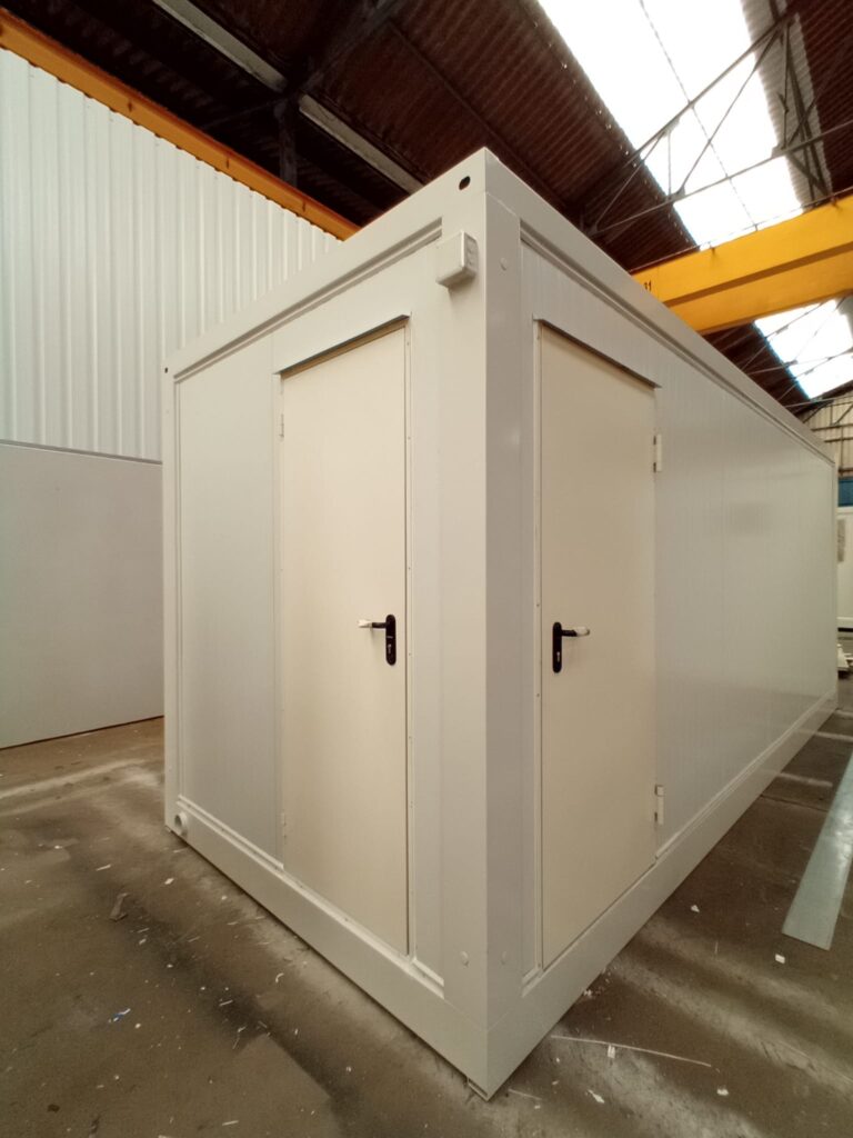 casetas contenedores con dos puertas maquinaria ferlino